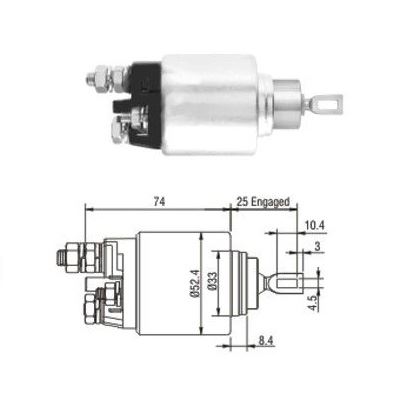 BOSCH 2339305033-DEBRİYAJ RÖLESİ OEM: 77363816 - BOSCH 1986SE1684 kodlu oto yedek parça görseli