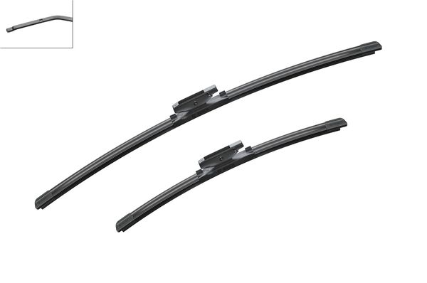 BOSCH AEROTWIN SİLECEK 60 40cm FLATBLADE-MUZ TİPİ FULENCE-CLIO IV 119287 119330 574363 7711421437-288908085R OEM: 7711421437-288908085R - BOSCH 3397007116 kodlu oto yedek parça görseli