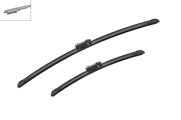 BOSCH SİLECEK 60 40CM X2 FLATBLADE-MUZ TİPİ BMW 3 SERİ E92 COUPE-CABRIOLET 09/09 OEM: 61612159629 - BOSCH 3397007579 kodlu oto yedek parça görseli