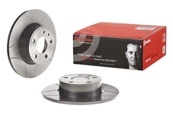 BREMBO ARKA FREN DİSKİ ALFA ROMEO 147 01 10 156 97 05 164 92 98 251.5x10x50.6MM ÇİZGİLİ OEM: 71738912-60801787-164062610001 - BREMBO 08312676 kodlu oto yedek parça görseli