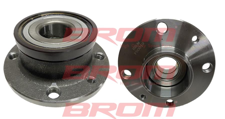 BROM ARKA TEKER PORYASI RULMANLI FIAT DOBLO 01 ABS Lİ 46554134-46554135-71729121-71737769 OEM: 46554134-46554135-71729121-71737769 - BROM F50019 kodlu oto yedek parça görseli
