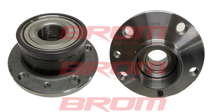 BROM ARKA TEKER PORYASI RULMANLI FIAT EGEA 16 500 L 14 DOBLO 10 FIORINO 15 OPEL COMBO 10 ABS LI 51810086-51810394-95511659-328013 OEM: 51810086-51810394-95511659-328013 - BROM F50021 kodlu oto yedek parça görseli