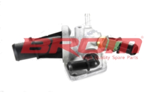 BROM TERMOSTAT KOMPLE ALBEA-DOBLO-PALIO-PUNTO-PANDA 1.3 CORSA C-COMBO-MERIVA-TIGRA-1.3 CDTI 1338841-55180041-6338022-93177343 OEM: 1338841-55180041-6338022-93177343 - BROM OP41002 kodlu oto yedek parça görseli