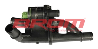BROM TERMOSTAT YUVASI KOMPLE PEUGEOT 206-207-307-308-407-1007-3008-5008-PARTNER TEPE-C2-C3-C4-C5 II FOCUS III 11 1.6 TDCI COURIER 14 1.5-1.6 TDCI FIESTA 08 17 1.5 TDCI B-MAX 14 OEM: 1336.AF-9M5Q8A586BA-1675627 - BROM PJ41003 kodlu oto yedek parça görseli