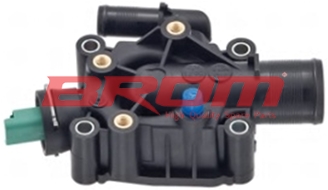 BROM TERMOSTAT KOMPLE BERLINGO 1.6 16V 04/08 -C2-C3-C4 1.4-1.6 16V 04 -P207-P307 1.6 16V 08 OEM: 1336.Z0-9647265980 - BROM PJ41005 kodlu oto yedek parça görseli