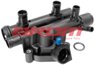 BROM TERMOSTAT KOMPLE 83C LGN II 2.2 DCI-TRAFIC II-MASTER II-III-MOVANO-VIVARO 2.5 DCI G9U/G9T OEM: 8200709142-8200262241-8200154296 - BROM RN41009 kodlu oto yedek parça görseli