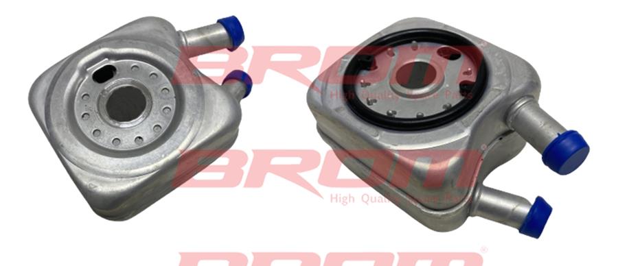 BROM YAĞ SOĞUTUCU BORA-CADDY-GOLF4/5-JETTA-PASSAT-POLO-A3-LEON-CRAFTER-T5 1.4-1.9-2.5 TDI KALIN TİP TEK 028117021B-028117021K-028117021L OEM: 028117021B-028117021K-028117021L - BROM VW5003 kodlu oto yedek parça görseli