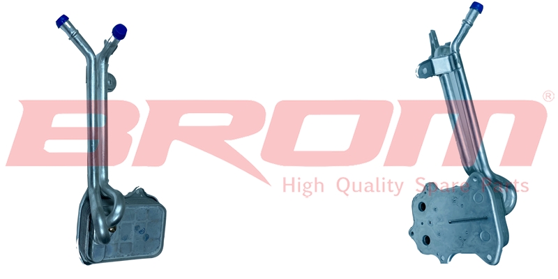 BROM YAĞ SOĞUTUCU A1-A3-ALTEA-IBIZA 4-LEON-TOLEDO 3-4-FABIA 2-OCTAVIA 2-SUPER B-GOLF V-VI-PASSAT-TIGUAN OEM: 03C117021-03C117021D-03C117021E - BROM VW5005 kodlu oto yedek parça görseli