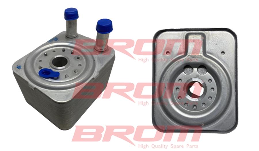 BROM YAĞ SOĞUTUCUSU PASSAT-GOLF5-JETTA-A4-A6-SUPERB 2005 1.9-2.0 TDI AVF-BKP-BKD-BRE-CAGA 038117021E-038117021D-038117021C OEM: 038117021E-038117021D-038117021C - BROM VW5012 kodlu oto yedek parça görseli