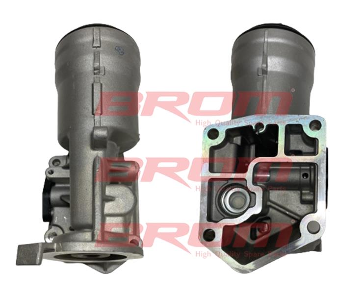 BROM YAĞ SOĞUTUCU KOMPLE KAPAK UZERINDE TRANSPORTER T5 1.9TDI AXB AXC CADDY 1.9TDI BJB 045115389K OEM: 045115389K - BROM VW5037 kodlu oto yedek parça görseli