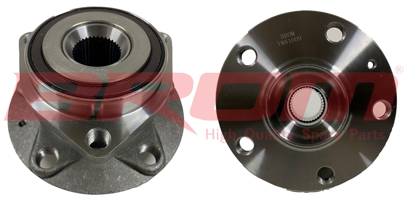 BROM ÖN TEKER PORYASI RULMANLI CADDY III 04- -GOLF VI 09- ABS Lİ 5 BİJON 1K0498621-5K0498621A-8V0498625 OEM: 1K0498621-5K0498621A-8V0498625 - BROM VW61009 kodlu oto yedek parça görseli