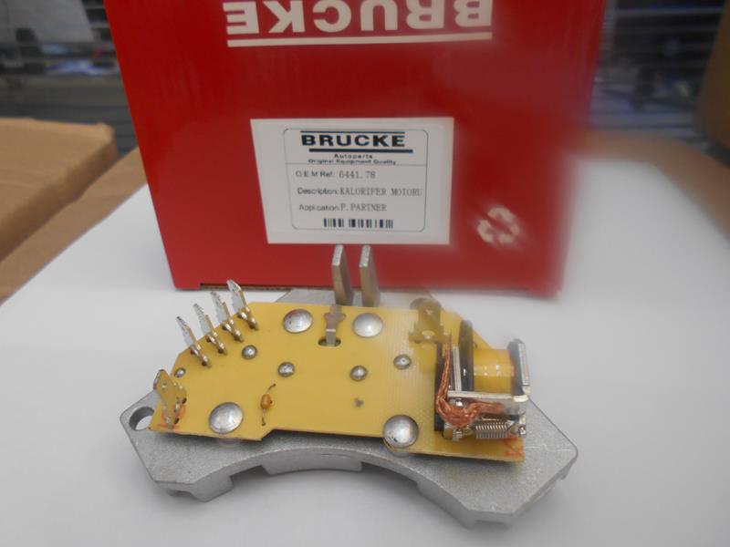 BRUCKE KLİMA KONTROL ELEMANI PARTNER-BERLINGO 1.9/2.0 HDİ-P106-P306-P406-XSARA 6441.78-644178 OEM: 6441.78-644178 - BRUCKE 6441.78 kodlu oto yedek parça görseli