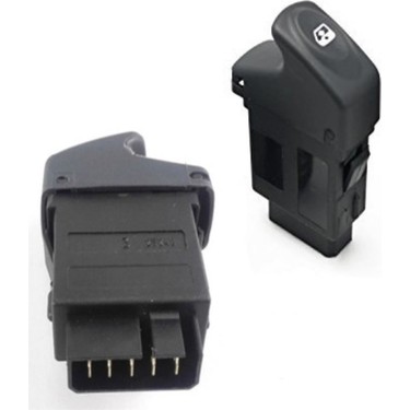 BRUCKE CAM AÇMA ANAHTARI SOL RENAULT KANGOO 97> TEKLİ 5 PİN OEM: 7700307605-8200090316 - BRUCKE 7700307605 kodlu oto yedek parça görseli