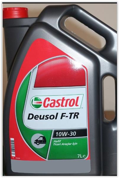 CASTROL MOTOR YAĞI DEUSOL F-TR DİZEL 10W30 7 L 10W30 OEM: 10W30 - CASTROL DEU10W30-7 kodlu oto yedek parça görseli
