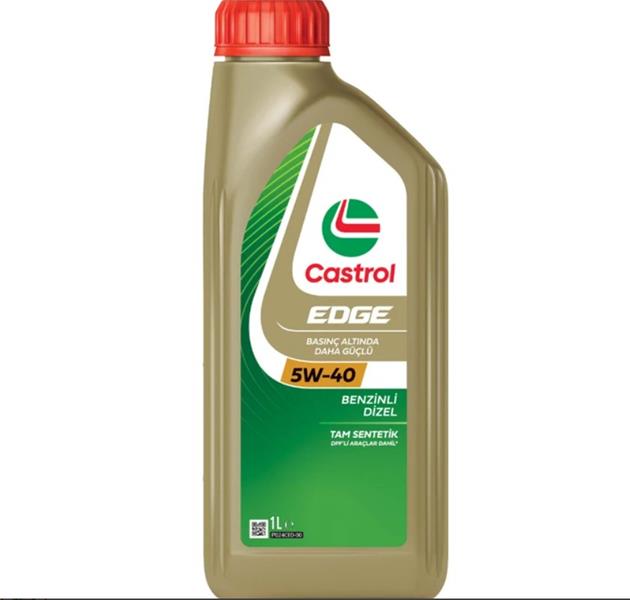 CASTROL MOTOR YAĞI EDGE 5W40 TU 1LT OEM: 5W40 - CASTROL EDGE5W40-1 kodlu oto yedek parça görseli