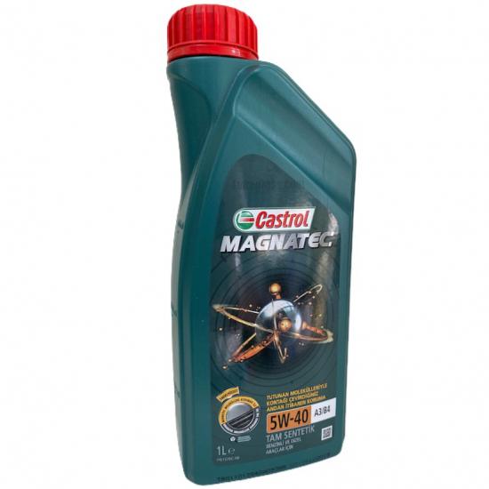 CASTROL MOTOR YAĞI MAGNATEC A3/B4 TU 1LT 5W40 OEM: 5W40 - CASTROL MGNT5W40-1 kodlu oto yedek parça görseli