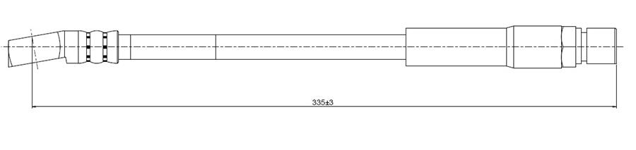 CAVO ÖN FREN HORTUMU ASCONA C 85-88 562345 OEM: 562345 - CAVO C800260A kodlu oto yedek parça görseli