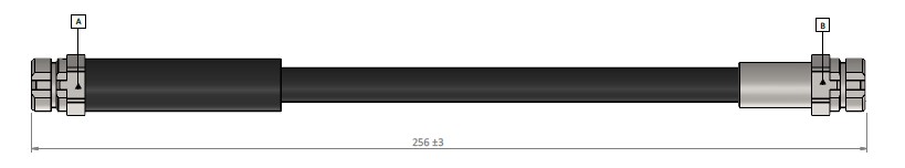 CAVO ARKA FREN HORTUMU A3 03 1K0611775C-1K0611775A OEM: 1K0611775C-1K0611775A - CAVO C900370A kodlu oto yedek parça görseli