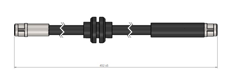 CAVO FREN HORTUMU ON MERCEDES E-CLASS W211 S211 A2114200748 OEM: A2114200748 - CAVO C900402A kodlu oto yedek parça görseli