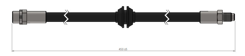 CAVO FREN HORTUMU ON BMW E36 E46 Z3 90 2005 34321159717 OEM: 34321159717 - CAVO C900409A kodlu oto yedek parça görseli