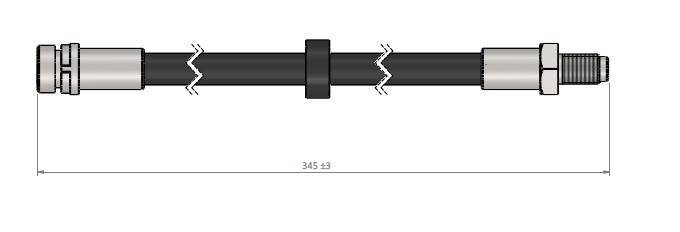 CAVO ARKA FREN HORTUMU CONNECT 02 14 7T162282CA-2T142282CA-4510813 OEM: 7T162282CA-2T142282CA-4510813 - CAVO C900506A kodlu oto yedek parça görseli