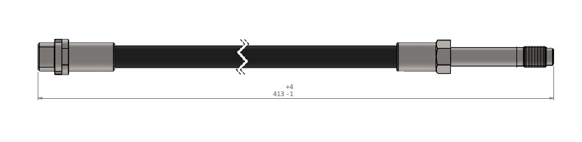 CAVO FREN HORTUMU ON MERCEDES B905 B667 B668 B670 A9054280035 OEM: A9054280035 - CAVO C900691A kodlu oto yedek parça görseli