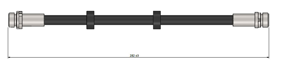 CAVO FREN HORTUMU ARKA FORD FIESTA IV 08 1554797-1718850-1788439-8V512282AA OEM: 1554797-1718850-1788439-8V512282AA - CAVO C901089A kodlu oto yedek parça görseli