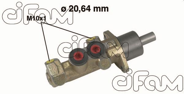 CIFAM ANA MERKEZ R19-MGN I 96-99 -CLIO I 91-98 -TWNG 96 ABS Lİ 20.64mm 7700829834-7701204610 OEM: 7700829834-7701204610 - CIFAM 202242 kodlu oto yedek parça görseli