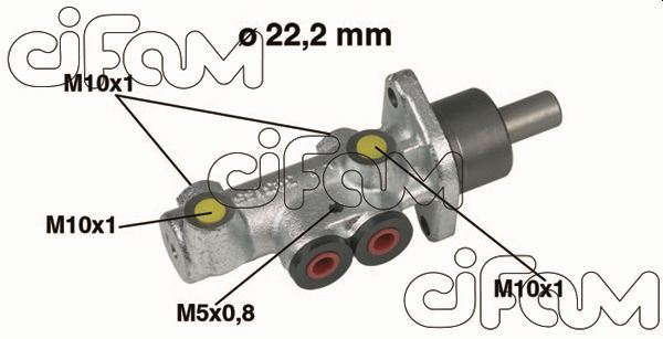 CIFAM FREN ANA MERKEZİ FIAT DOBLO 01 1.2 1.3 1.6 1.9D ABS SİZ 22mm 7082215 OEM: 7082215 - CIFAM 202353 kodlu oto yedek parça görseli