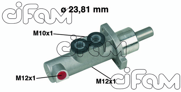CIFAM FREN ANA MERKEZİ VECTRA B 96 02 2.0 16V 2.5 16V X20XEV-X25XE 23.80 mm OEM: 90512840-558162 - CIFAM 202441 kodlu oto yedek parça görseli