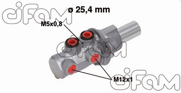 CIFAM FREN ANA MERKEZ TRANSIT V347 06 14 ABS LI- DEPOSUZ OEM: 6C112K478BE-6C112K478BD-6C112K478BC - CIFAM 202754 kodlu oto yedek parça görseli
