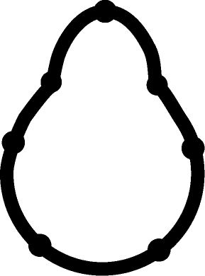 CORTECO EMME MANİFOLD CONTASI MEGANE I 96 03 KANGOO 97 CLIO SYMBOL I 00 SANDERO 08 LOGAN 06 SOLENZA 03 1.4 E7J K7J 1.6 K7M OEM: 7701471932 - CORTECO 82926470 kodlu oto yedek parça görseli