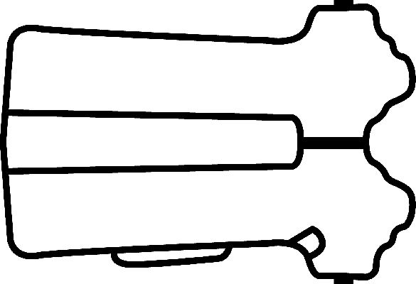 CORTECO 026686P KÜLBÜTÖR ÜST KAPAK CONTASI CORSA C-CORSA D-AGILA 1.0 A10XEP-Z10XE-XEP OEM: 607499-24403772 - CORTECO 83026686 kodlu oto yedek parça görseli