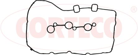 CORTECO ÜST KAPAK CONTA SETİ P108-P208-P2008-P308 II-P301-C-ELYSEE-C1-C3 III-C4-CACTUS DS3 EB2 AYGO-EB2M-EB2 440531P OEM: 9677855380 - CORTECO 83440531 kodlu oto yedek parça görseli