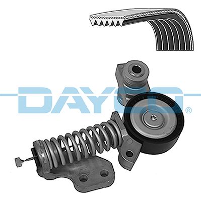 DAYCO ALTERNATÖR GERGİ RULMANI VOLVO S60 II 15 S80 II S90 II 15 V40 V60 V70 V90 XC40 XC60 XC70 XC90 II15 T3 T4 T5 BENZINLI OEM: 31316097-31339830-31460372-32249369 - DAYCO KPV1061 kodlu oto yedek parça görseli