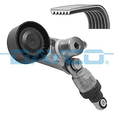 DAYCO V KAYIS SETİ RENAULT KOLEOS II 18> TALISMAN 19> TRAFIC III 21> MASTER IV 20> 2.0 dCi M9R 7 KANAL U:1334MM G:24MM OEM: 8201719296 - DAYCO KPV1536 kodlu oto yedek parça görseli