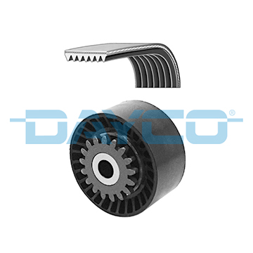 DAYCO ALTERNATOR KAYIS KITI CLIO IV 12 SYMBOL III 13 SANDERO II 13 LOGAN II 12 1.2 D4F 7PK 1035MM OEM: 7701478934 - DAYCO KPV183 kodlu oto yedek parça görseli