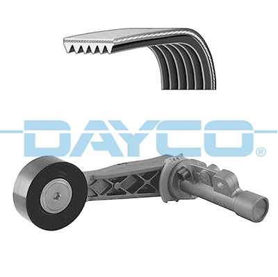 DAYCO ALTERNATÖR GERGİ KİTİ P207-P208-P308-P508-RZC-P2008-P3008-P5008-PARTNER-BERLINGO-C3-C4- C5-DS3-DS4-DS5 1.4-1.6 VTI-THP EP3-EP6 OEM: 1611279180 - DAYCO KPV222 kodlu oto yedek parça görseli