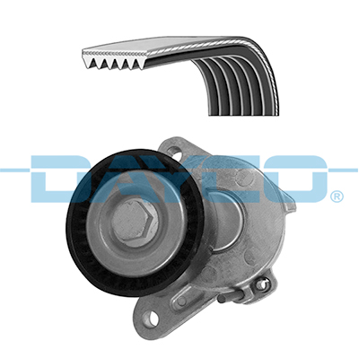 DAYCO ALTERNATÖR GERGİ KİTİ KÜTÜKLÜ GOLF7-A3-LEON-CADDY-TIGUAN 13 1.6-2.0TDI CLHA-CRKB-CLHB-CRKA K016PK1025 OEM: 04L903315A-04L260849C-04L903315F - DAYCO KPV288 kodlu oto yedek parça görseli