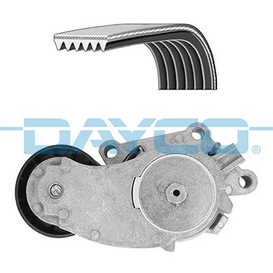 DAYCO ALTERNATÖR GERGİ KİTİ CORSA F-COMBO E-CROSSLAND-GRANDLAND-VIVARO C-P206-P208-P307-P308-P508-P2008 P3008-PARTNER-BERLINGO-C3-C4-FOCUS II-III FIESTA V-VI-FUSION-B MAX-COURIER 1.4-1.5-1.6 BlueHDI-TDCI OEM: 1611277680-AV6Q6A228AB-AV6Q6C301EA - DAYCO KPV343 kodlu oto yedek parça görseli