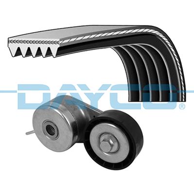 DAYCO KANALLI V KAYIŞI FIAT 500L-500X-EGEA-BRAVO II-FIORINO-LİNEA ALFA ROMEO GIULIETTA-MITO JEEP RENEGADE 14 1.4 1.4T 5PK 1150 OEM: 55193795 55232450 55249822 - DAYCO KPV385 kodlu oto yedek parça görseli