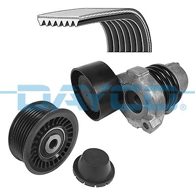 DAYCO ALTERNATÖR V KAYIŞ KİTİ CLIO IV 12 MEGANE IV 15 CAPTUR I SANDERO II 12 JUKE F15 14 19 MICRA V 16 K14 QASHQAI II J11 13 0.9 TCE H4B 1.2 TCE H5F OEM: 117203336R-1172000Q6G - DAYCO KPV390 kodlu oto yedek parça görseli