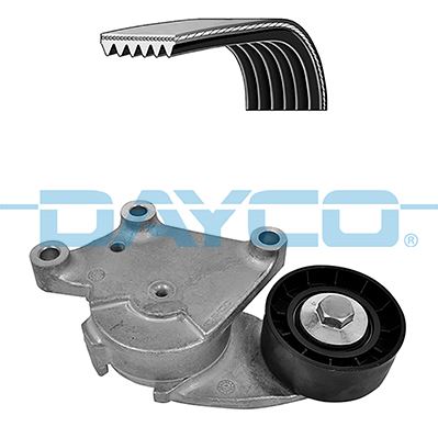 DAYCO ALTERNATÖR GERGİ KİTİ CORSA F-COMBO E-CROSSLAND-GRANDLAND-VIVARO C-P206-P208-P307-P308-P508-P2008 P3008-PARTNER-BERLINGO-C3-C4-FOCUS II-III FIESTA V-VI-FUSION-B MAX-COURIER 1.4-1.5-1.6 BlueHDI-TDCI OEM: 1611277680-AV6Q6A228AB-AV6Q6C301EA - DAYCO KPV403 kodlu oto yedek parça görseli