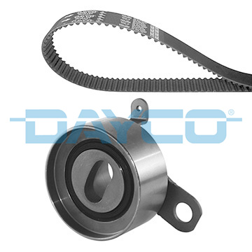 DAYCO TRİGER KAYIŞ SETİ EKSANTRİK SETİ TOYOTA COROLLA 1.6L 4A-FE enjeksiyonlu AE101 AE111 92-00 1 KAYIŞ 1 RULMAN 117x210 OEM: 1356809020-1356819045-1350502030 - DAYCO KTB243 kodlu oto yedek parça görseli