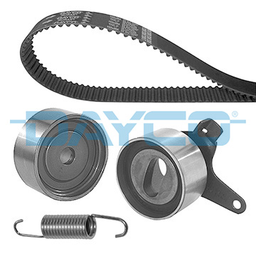DAYCO TRİGER KAYIŞ SETİ EKSANTRİK SETİ MAZDA 323 LANTIS 1.8L BP BA kasa 95-98 / MX-5 1.6L 1.8L B64F BP F1 DOHC NA NB kasa 90-05 / KIA SHUMA 1.5L B5 96-01 / SEPHIA 1.5L B5 16V DOHC 96-98 1 KAYIŞ 2 RU OEM: B6S712205D-B66012700E-B66012730C - DAYCO KTB247 kodlu oto yedek parça görseli