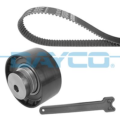 DAYCO EKSANTRİK GERGİ KİTİ 124x220 BRAVA 1.2 16V-BRAVO I-II 1.2 -1.4-DOBLO 1.4-LINEA 1.2 -MARE-PALIO 1.2 71736717 OEM: 71736717 - DAYCO KTB285 kodlu oto yedek parça görseli