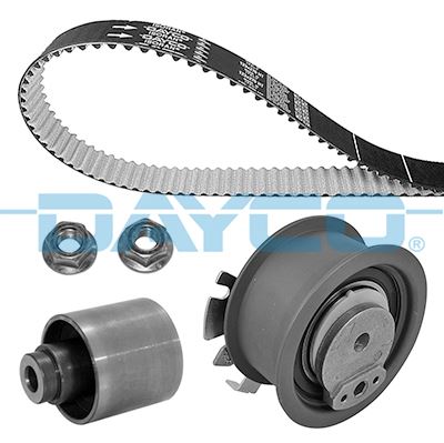 DAYCO TRİGER SETİ T5-CADDY-PASSAT-JETTA-GOLF-POLO-A3-LEON 1.4-1.9TDI BJB-AXB-AMF-BLS-AVF-BNM-BNV-BKC 038198119A-038198119C-038198119G OEM: 038198119A-038198119C-038198119G - DAYCO KTB296 kodlu oto yedek parça görseli