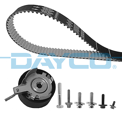 DAYCO TRIGER SETI FOCUS II I 03 11 C MAX 04 11 FIESTA V 01 13 FUSION 01 12 1.4 16V 1.6 16V ZETEC S MONDEO IV 07 14 B MAX 12 / FOCUS III 11 / ECOSPORT 14 VOLVO C30 1.6 06 12 S40 II1.6 05 12 V50 117x220 OEM: 5M5Q8A615AB-1672144-31368073 - DAYCO KTB764K kodlu oto yedek parça görseli