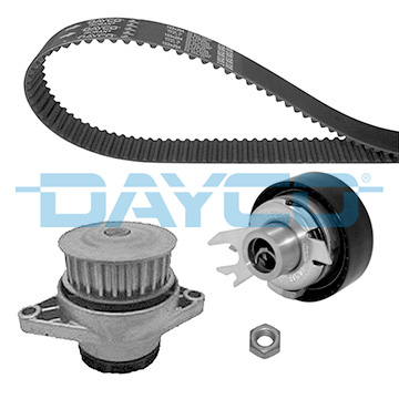 DAYCO DEVİRDAİMLİ TRİGER SETİ 137x19 POLO 96-00 -IBIZA 1.6 AEA-AEE-ALM OEM: 032198119-6K0198001D - DAYCO KTBWP2560 kodlu oto yedek parça görseli