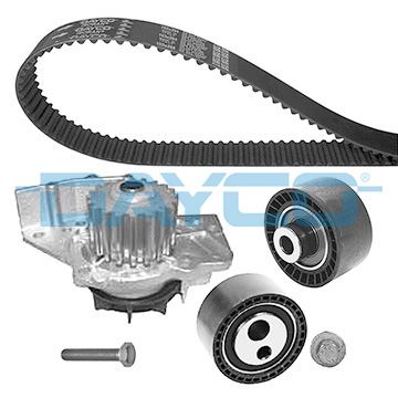 DAYCO DEVİRDAİM EKSANTRİK KİTİ P206-P307-P406-P607-P806-P807-BOXER-JUMPER-EXPERT-JUMPY-PARTNER- BERLINGO-C4-C5-C8 1.9D 2.0 HDI OEM: 1609524880 - DAYCO KTBWP3190 kodlu oto yedek parça görseli
